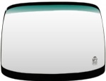 Bus laminated front windshield