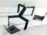 Oval Shape Glass Top
